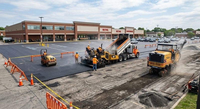 Asphalt Lot Paving in Little Rock, AR